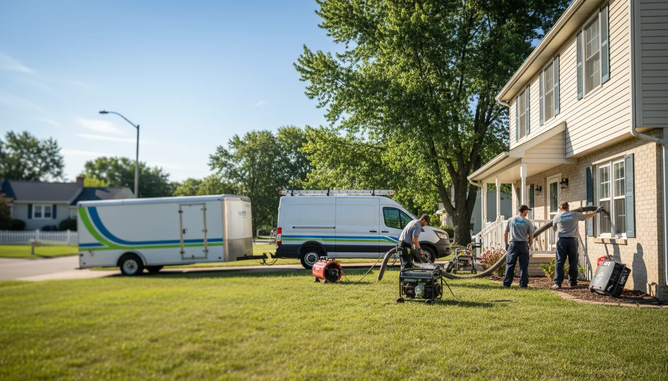 Flooded Basement Restoration And Cleanup With Repair in Ozawkie, KS near me